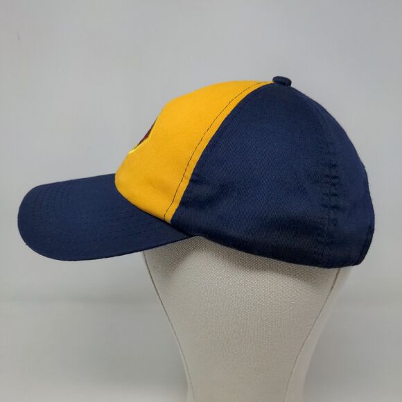 Boy Scouts Boy's Strapback Hat Blue Yellow Wolf Cub Embroidered Logo Adjustable - Picture 4 of 7